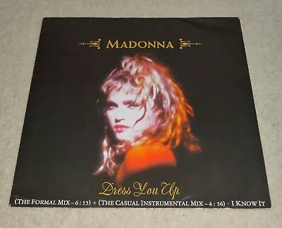 £17.99 • Buy MADONNA Dress You Up UK 12  VINYL SINGLE W8848T MINT/EXCELLENT!!