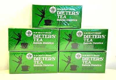 £26.79 • Buy 5 BOXES OF Dieters' Drink Bebida Dietetica Natural Leaf Brand Dieters 90 Tea Bag