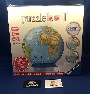 Ravensburger 3D World Globe Puzzle..270 Piece..BRAND NEW/UNOPENED  • $19.90