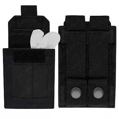 Black Tactical MOLLE Glove Pouch • $15.99