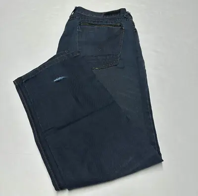 Ring Of Fire Slim Straight Mid Rise Mens Casual Denim Jeans Size 38x32  • $18.93