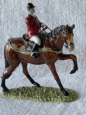 Ciel Collectables Jockey Horse 1142392 Trinket Box Multicolor Jeweled • $119.99