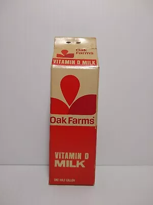 Vintage Miniature Oak Farms Milk Carton • $7