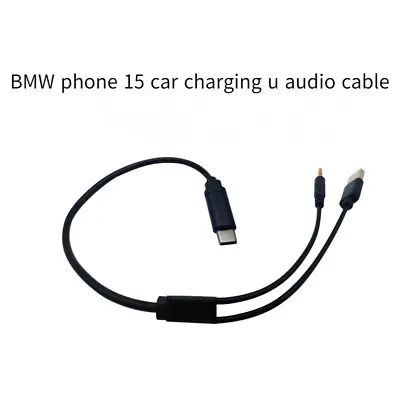 For BMW IPhone 15 Charging Audio Music Cable Adapter USB AUX Interface 1M • $16.96
