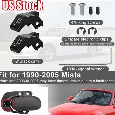 For 90-05 Mazda Miata Convertible Soft Top Roof Latch Lock Clamp Left & Right • $25.99