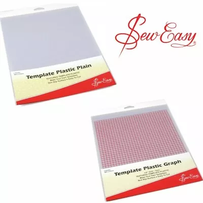 Sew Easy Non Slip Plastic Template Plain Or Grid Quilting Patchwork • £4.90