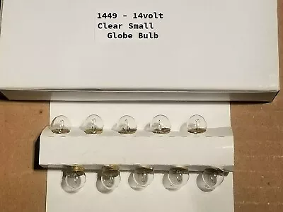 AMERICAN FLYER 10 PACK 1449 BULBS Screwbase 14v For Steam And Diesel Locomotives • $10.95