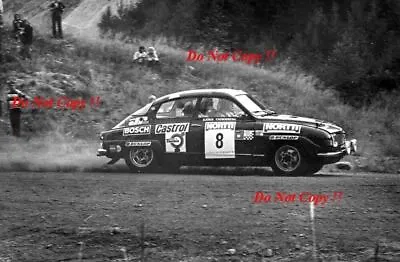 £4 • Buy Per Eklund & Bjorn Cederburg Saab 96 V4 1000 Lakes Rally 1973 Photograph 1