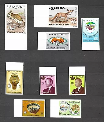 MOROCCO - MNH - LOT OF NOT PERFORATED MNH STAMPS - Ref 9 • $1.23