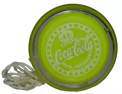 Vintage Toy Mexican Genuine Yo-yo Professional Champion Crown Coca Cola Yellow • $19.99