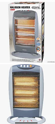 £22.99 • Buy Halogen Electric Heater 1200w Portable Instant Heat Free Standing Quartz
