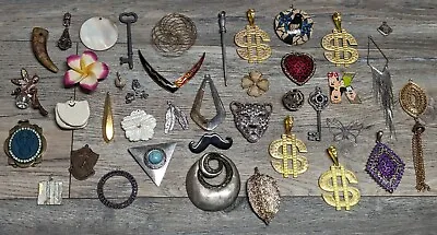 Vintage To Now Huge Job Lot 40+  Pendants & Charms In Good Condition  • $10