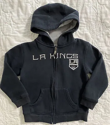 Kids NHL L.A. Kings Full Zip JacketMedium 5/6 Black Cotton Blend • $13.99