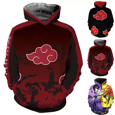 Naruto Print Kids Girl Boy Hoodie Hooded Sweatshirt Tops Pullover Jackets AU • $23.84