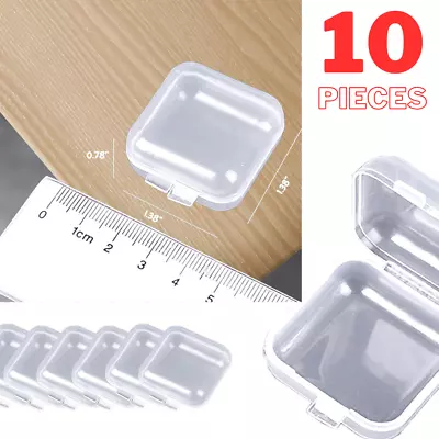 Mini Storage Containers With Lids 10-ct. Packs Square With Hinged Lids • $8.99