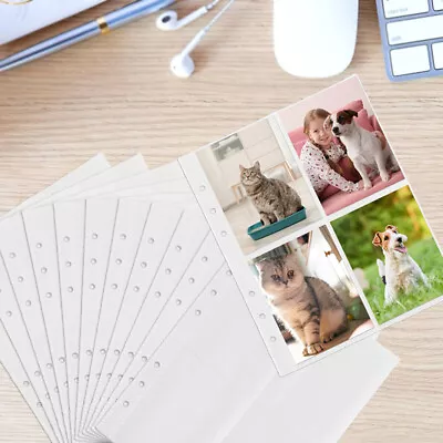 A5 240 Pockets Refill Page Business Clear For 6 Ring Binder Photocard Sleeve • $21.64