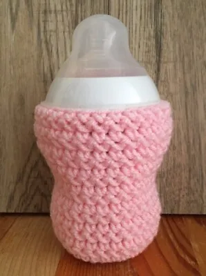 Handmade Crochet Baby Bottle Cover - Tommee Tippee - Large 260ml/9 Fl Oz Size • £2.50