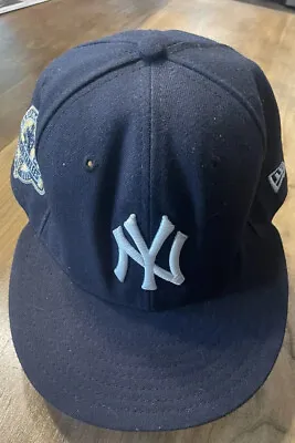 New York Yankees New Era 59Fifty Mariano Rivera Final Season Fitted Hat Size 7 • $49.99