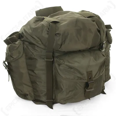 Original Austrian Olive Drab Rucksack - Army Surplus Backpack Bag Military Green • $31.07