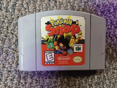 Pokemon Snap Nintendo 64 N64 1999  Authentic Tested & Working • $18.89