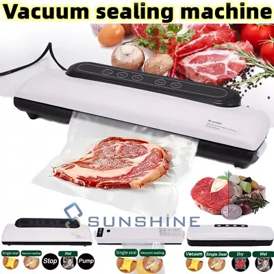 $31.75 • Buy Household Vacuum Food Packaging Sealer Fresh Storage Saving With 10 Seal Bags