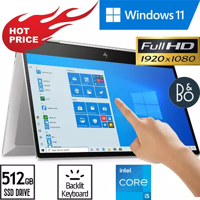 HP ENVY X360 2-in-1 Laptop 15.6 Full-HD Touch Intel Core I5-1240P 512GB SSD 8GB • $489.61