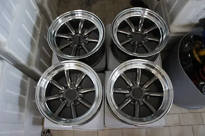 For Civic Miata Mx5 E30 Eg6 Na8c JDM 15  X8 100x4 Retro Banana Style Rims Wheels • $645