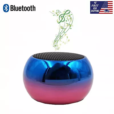 Bluetooth Mini Wireless Speaker Pocket-Size Loud Bass Speaker With Microphone • $10.74