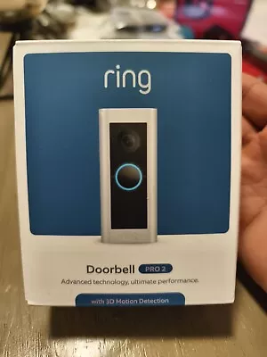 Ring Wired Doorbell Pro 2 Video 1536p HD 3D Motion Detection Night Vision NEW  • $128.99