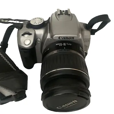 Canon EOS 350D BUNDLE Digital SLR CAMERA & Lens Strap Bag Charger Battery & Book • £89.50