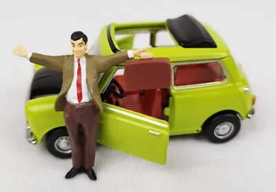Hong Kong Tiny Mr. Bean  1/64 Mini Cooper Diecast Car Model + Figure Set 004757 • £33