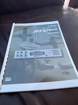 Yamaha Drum Trigger Module DTXPRESS Owner’s Manual Book • £10