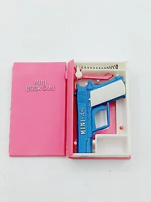 Vintage 1970s Unbranded Hong Kong Toy Mini Gun Book With MI I 45 Hard To Find  • $20