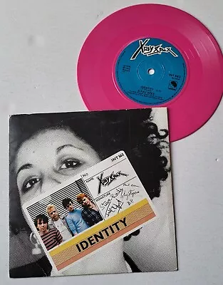 X-ray Spex - Identity / Let's Submerge - 7 - Pink Vinyl - Int 563 - Vg+/vg+ • £39.99