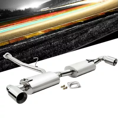 Manzo Stainless Dual Tip CBS Exhaust System For 04-11 Mazda RX-8 1.3 R2 SE3P • $249