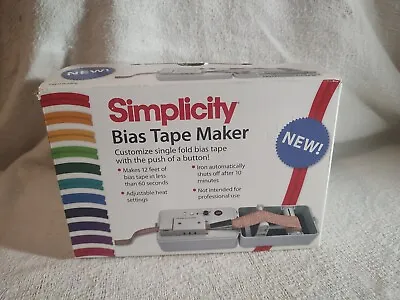 $89 • Buy Simplicity 881925 Bias Tape Maker