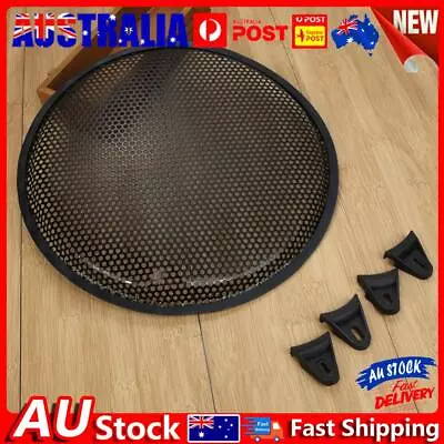 8/10/12 Inch Grill Mesh Black For Car Subwoofers And Loudspeakers (8inch) • $8.24