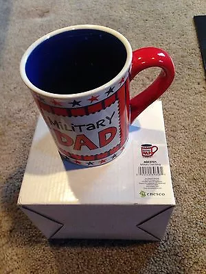 Enesco Military Dad Coffee Mug Brand New In Box • $3.99