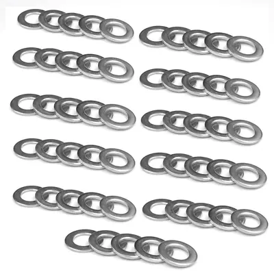 100 Pcs 1/4 Stainless Flat Washer 5/8 Outside Diameter 304 Stainless • $7.45