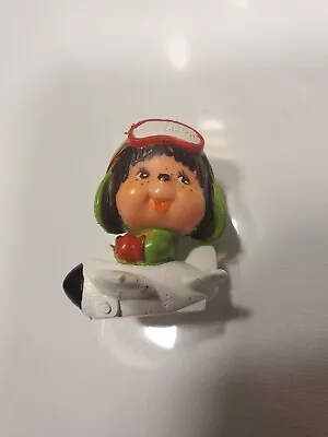 Vintage 1979 Monchichi Airplane Plane Figure Green Monkey • $5