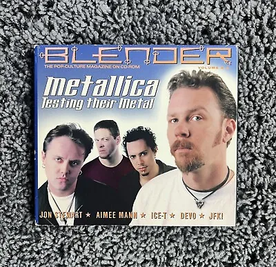 Metallica: Testing Their Metal (Blender Vol 4 Pop Culture Magazine CD-ROM) • $24.88
