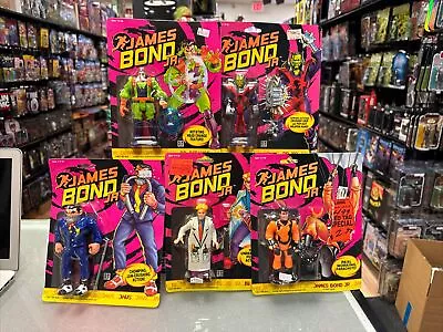 Vintage James Bond Jr Action Figure Lot (Dr No IQ Dr Derange Jaws) SEALED • $16.50