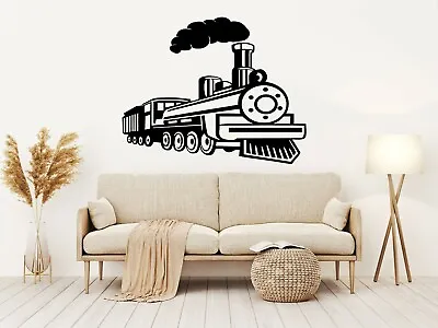 £16.99 • Buy Wall Art Stickers Locomotive Train Wall Home Removable Decor Decals DIY Vinyl M