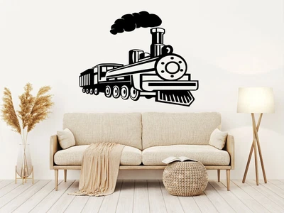 £16.99 • Buy Wall Art Stickers Locomotive Train Wall Home Removable Decor Decals DIY Vinyl M