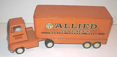 TONKA ALLIED VAN LINES Orange 16  Moving Truck - For Parts And/or Repair - 1980s • $19.97