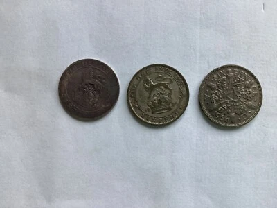 £4 • Buy Three George V Silver English Sixpences 1918, 1926 & 1936