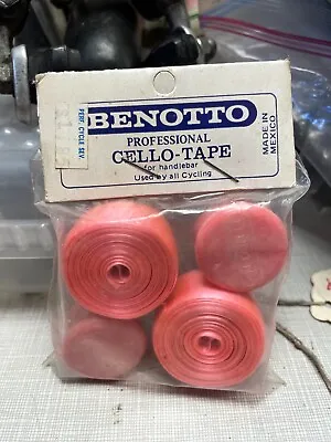 $16 • Buy Vintage NOS BENOTTO Pink Handlebar Tape,  Cello-tape 