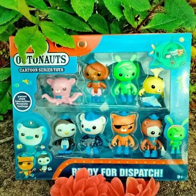 8Pcs Set The Octonauts Action Figure Doll Toy Barnacles Peso Kwazii Crew Pack • $29