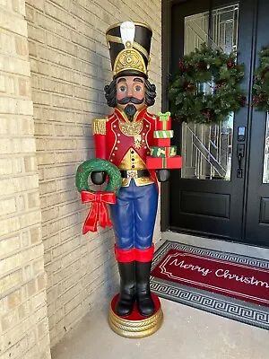 Member’s Mark 6’ Tall LED Lit Grand Nutcracker Life-Size Statue (Multicultural) • $650