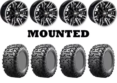 Kit 4 Maxxis Bighorn 3.0 Tires 26x9-12 On Moose 112X Black Wheels ACT • $1331.41